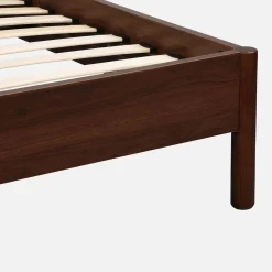 Eenpersoonsbed met lattenbodem 90x190cm houtdecor