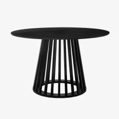 Eettafel met houteffect, sparrenhouten poten, 4 zitplaatsen