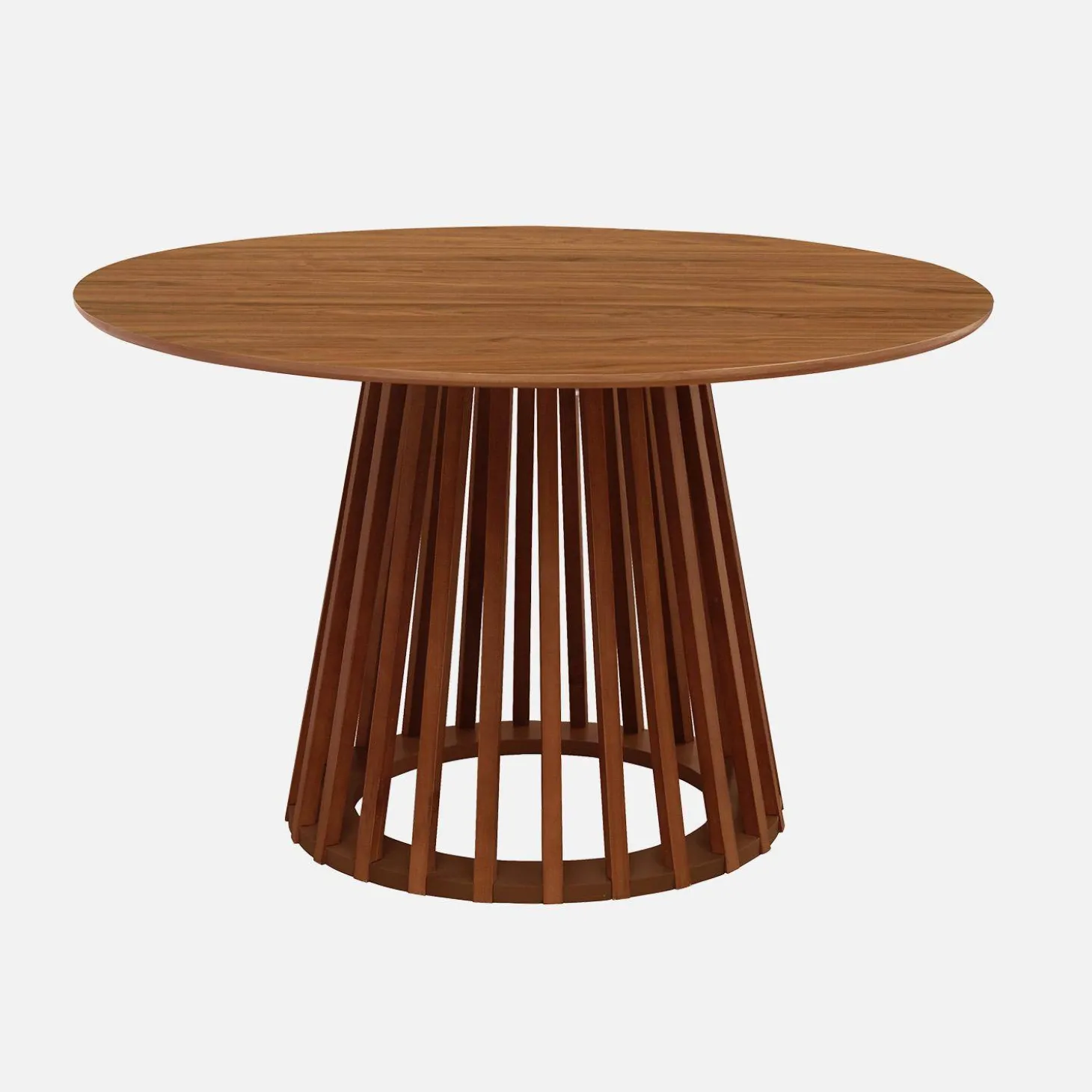 Eettafel met houteffect, sparrenhouten poten, 4 zitplaatsen