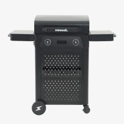 Elektrische barbecue 2 branders 2300W geëmailleerd staal