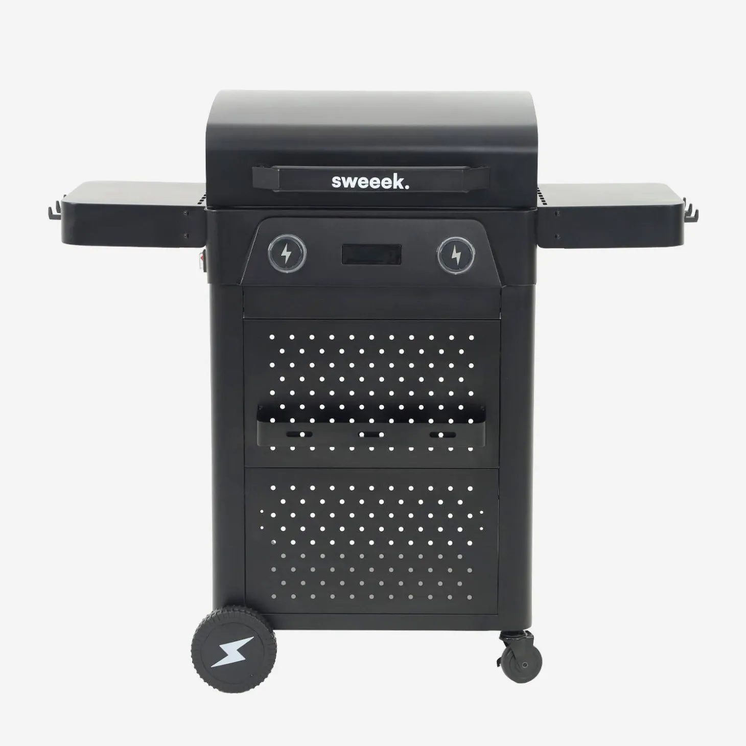 Elektrische barbecue 2 branders 2300W geëmailleerd staal
