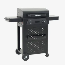 Elektrische barbecue 2 branders 2300W geëmailleerd staal