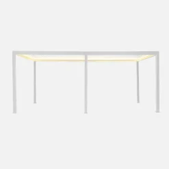 Elektrische pergola met lamellendak 6x3m met LED-verlichting