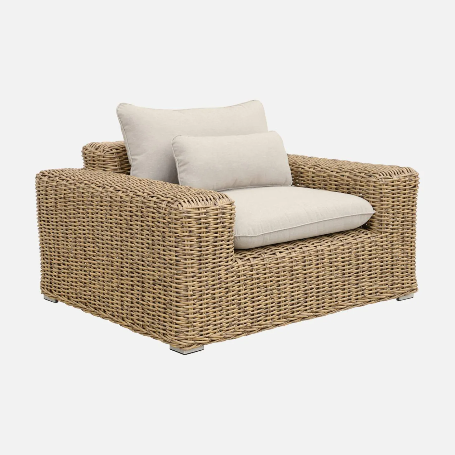 Extra grote wicker loungeset