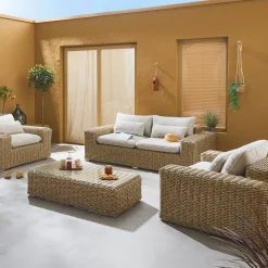 Extra grote wicker loungeset