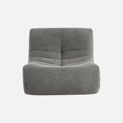 Fauteuil boucléstof Sokol 1 zitplaats