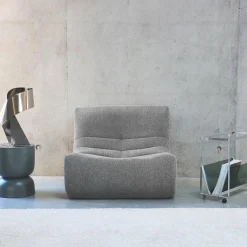Fauteuil boucléstof Sokol 1 zitplaats