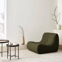 Fauteuil boucléstof Sokol 1 zitplaats