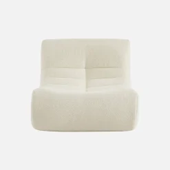 Fauteuil boucléstof Sokol 1 zitplaats