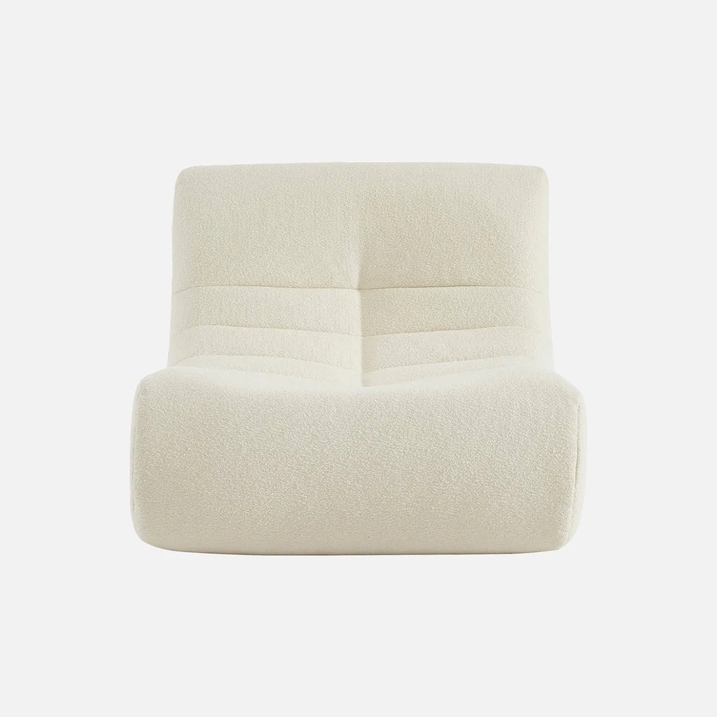 Fauteuil boucléstof Sokol 1 zitplaats