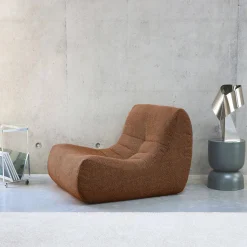 Fauteuil boucléstof Sokol 1 zitplaats