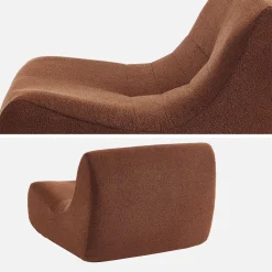 Fauteuil boucléstof Sokol 1 zitplaats