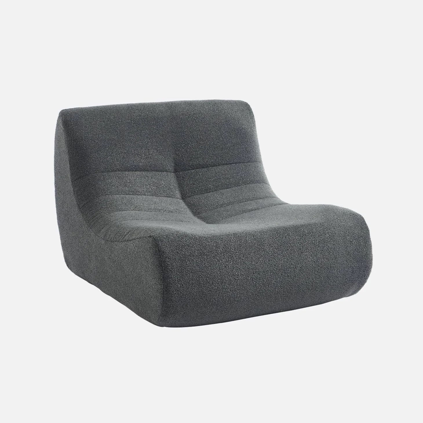 Fauteuil boucléstof Sokol 1 zitplaats