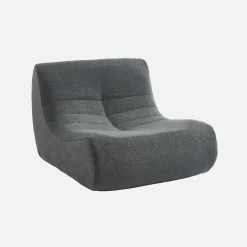 Fauteuil boucléstof Sokol 1 zitplaats