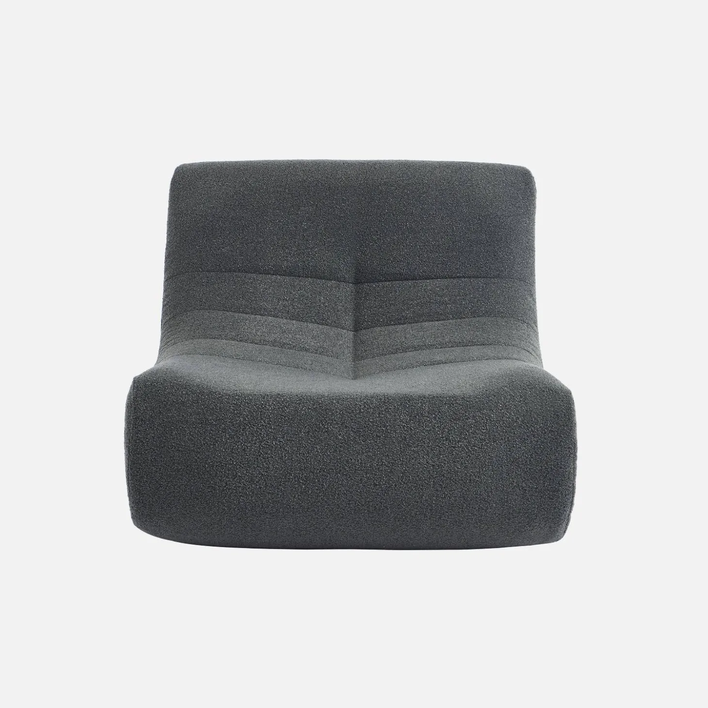 Fauteuil boucléstof Sokol 1 zitplaats