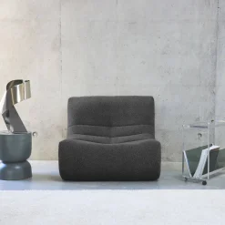 Fauteuil boucléstof Sokol 1 zitplaats
