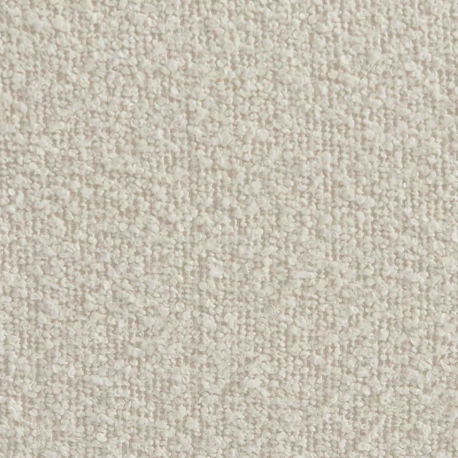 Fauteuil bouclé stof 1 zitplaats + voetenbank