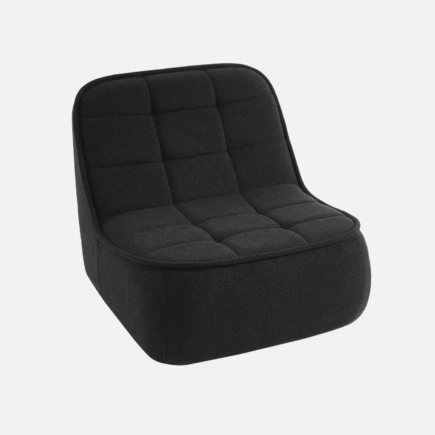 Fauteuil bouclé stof 1 zitplaats