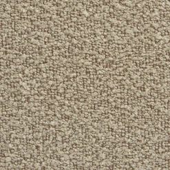 Fauteuil bouclé stof 1 zitplaats + voetenbank