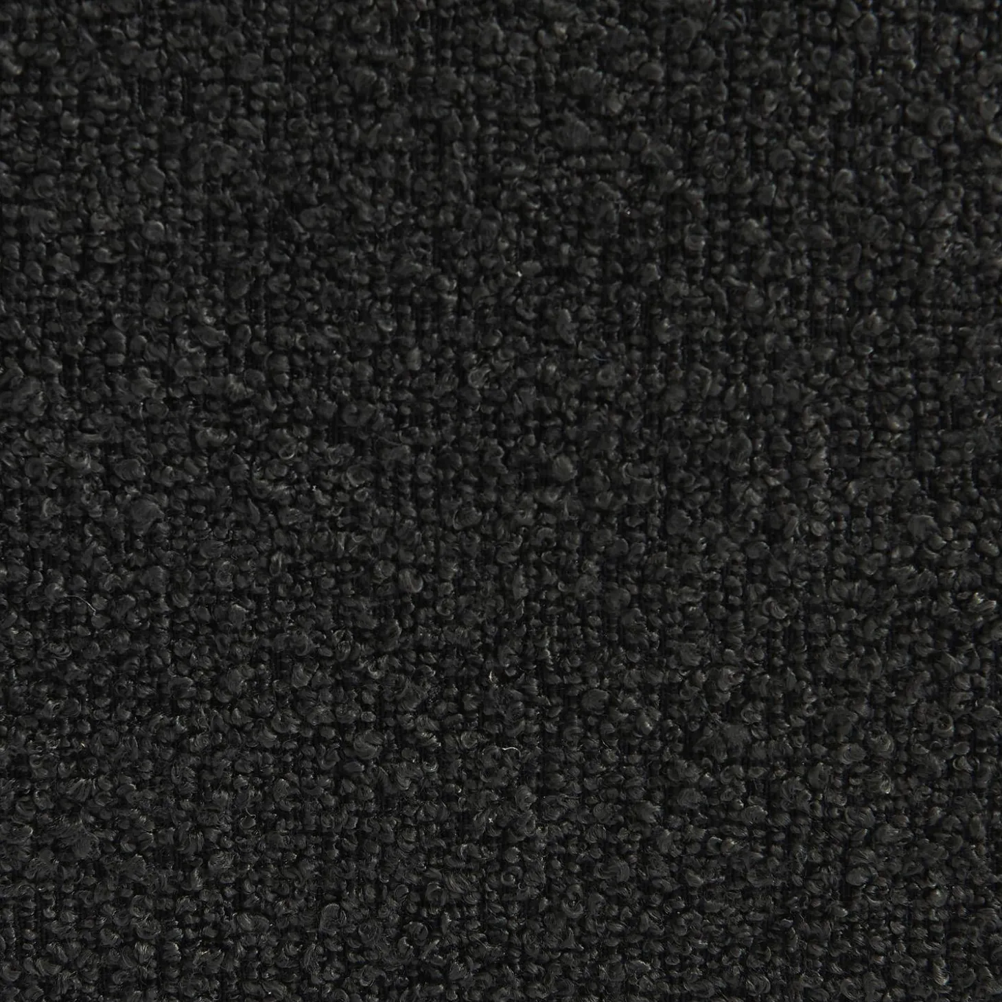 Fauteuil bouclé stof 1 zitplaats + voetenbank