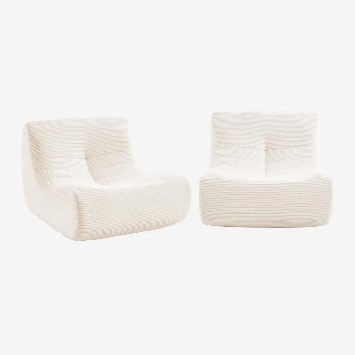 Fauteuil corduroy Sokol 1 zitplaats (set van 2)