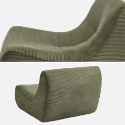 Fauteuil corduroy Sokol 1 zitplaats (set van 2)