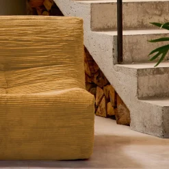 Fauteuil corduroy Sokol 1 zitplaats (set van 2)