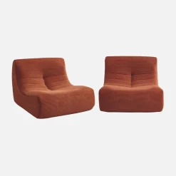 Fauteuil corduroy Sokol 1 zitplaats (set van 2)