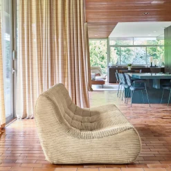 Fauteuil corduroy 3 zitplaatsen