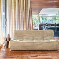Fauteuil corduroy 3 zitplaatsen