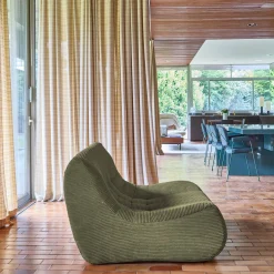 Fauteuil corduroy 2 zitplaatsen