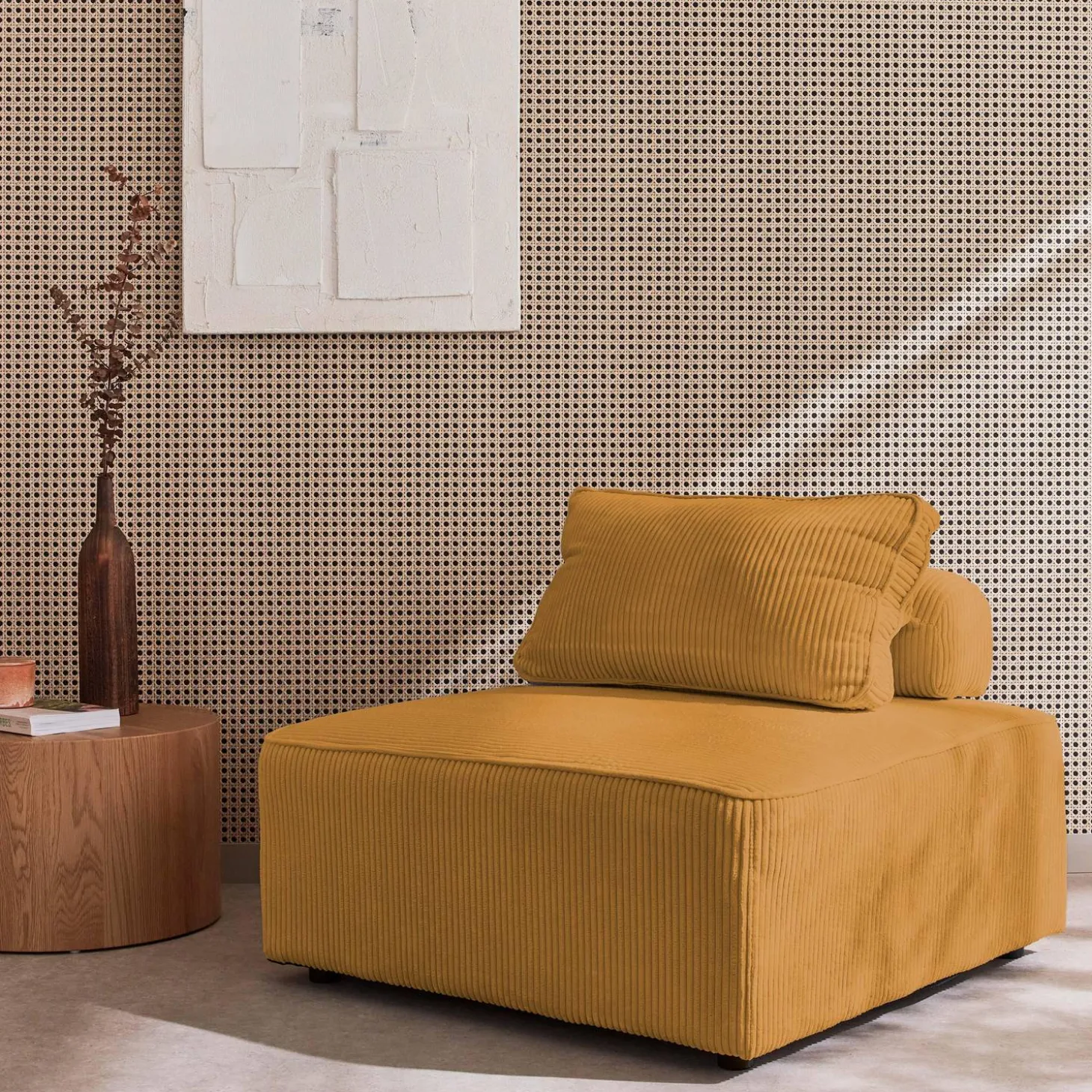 Fauteuil corduroy 1 zitplaats