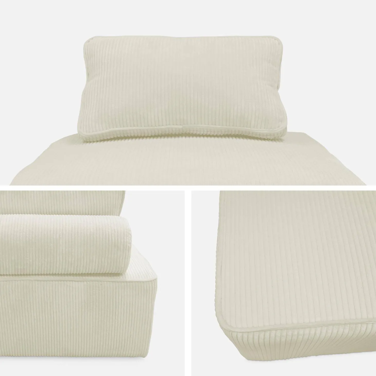 Fauteuil corduroy 1 zitplaats