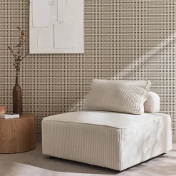 Fauteuil corduroy 1 zitplaats