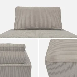 Fauteuil corduroy 1 zitplaats