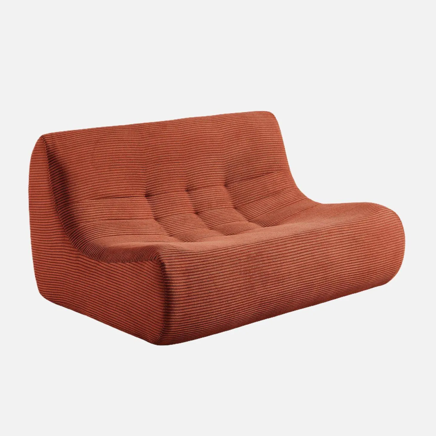 Fauteuil corduroy 2 zitplaatsen