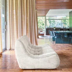 Fauteuil corduroy 3 zitplaatsen