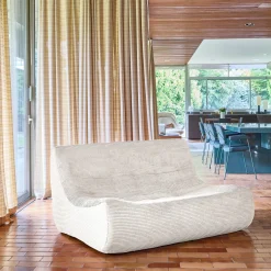 Fauteuil corduroy 2 zitplaatsen