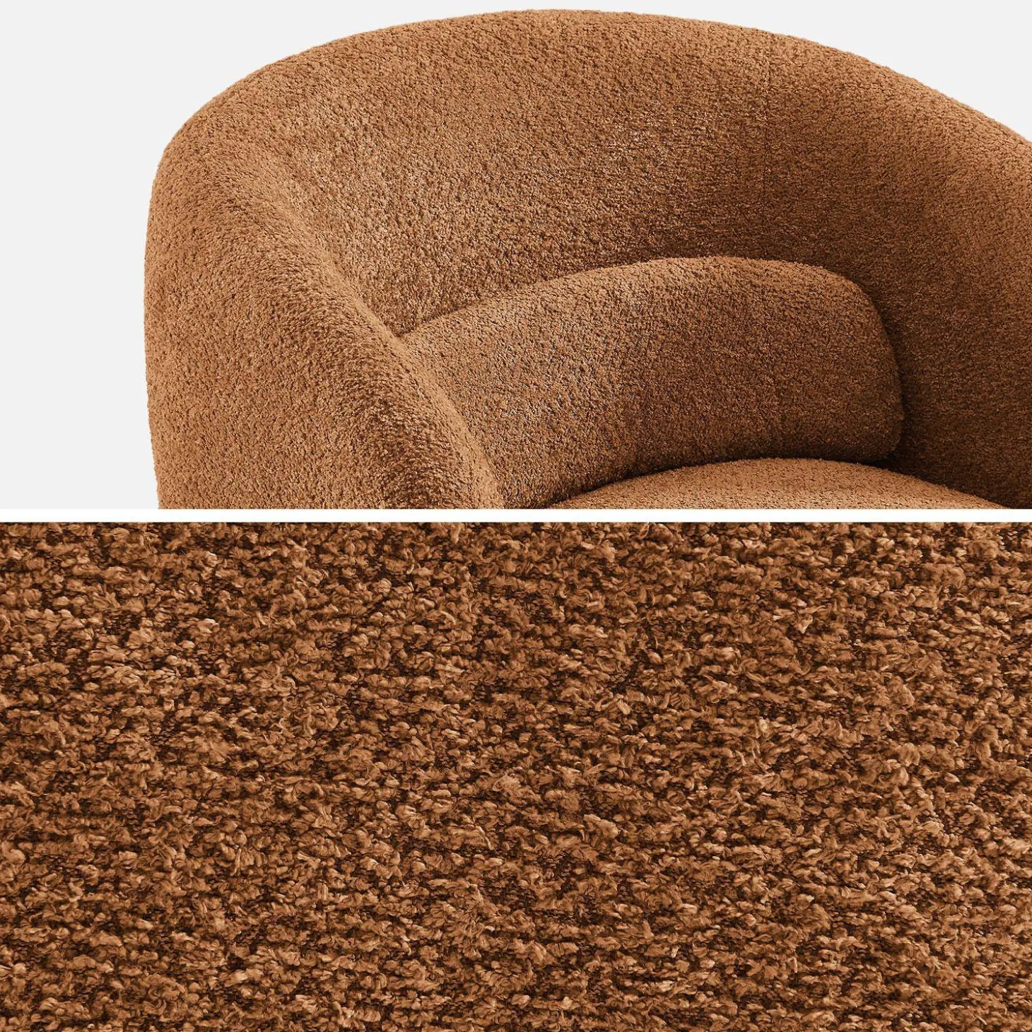 Fauteuil 360° draaibaar in stof