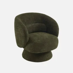 Fauteuil 360° draaibaar in stof