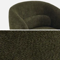 Fauteuil 360° draaibaar in stof