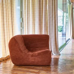 Fauteuil hoek corduroy 1 zitplaats
