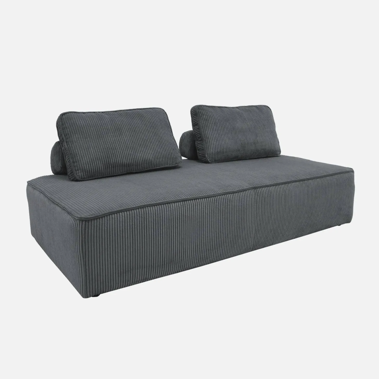 Fauteuil in corduroy 2 zitplaatsen