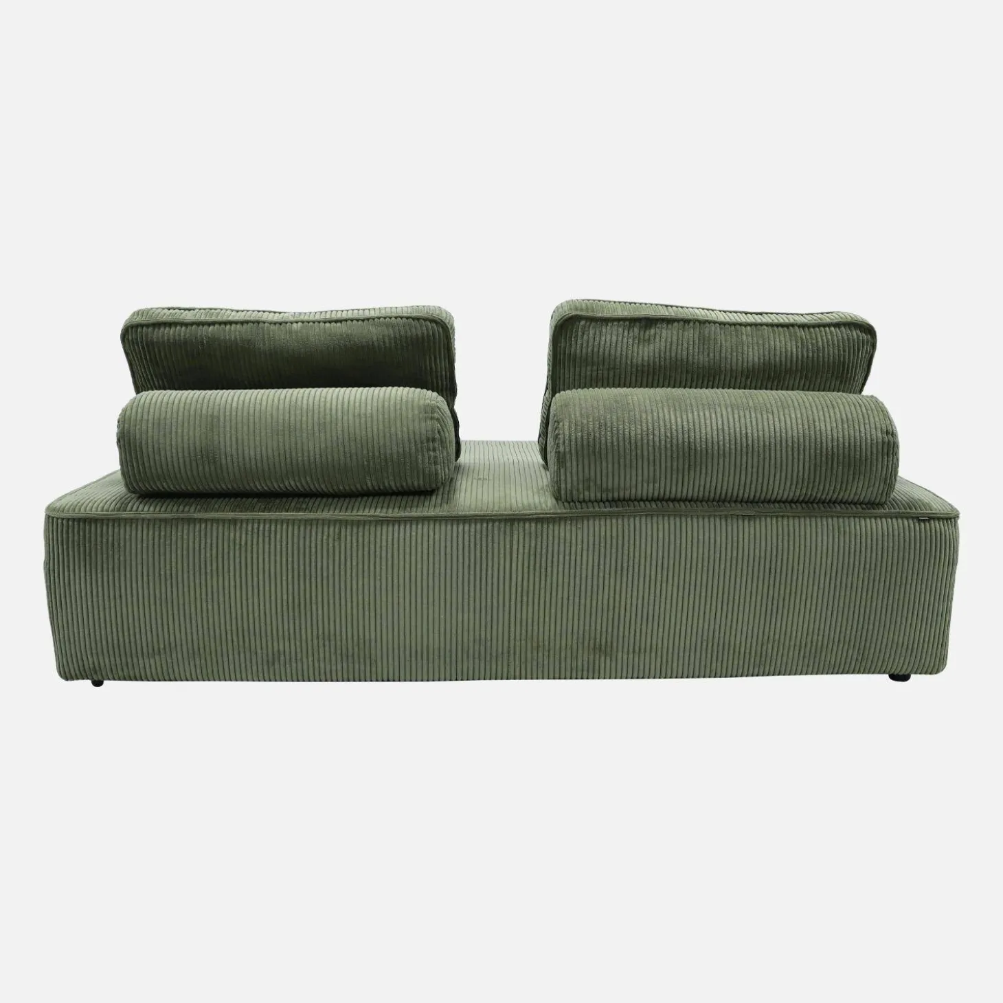 Fauteuil in corduroy 2 zitplaatsen