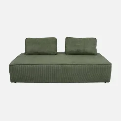 Fauteuil in corduroy 2 zitplaatsen
