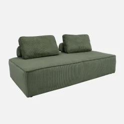 Fauteuil in corduroy 2 zitplaatsen