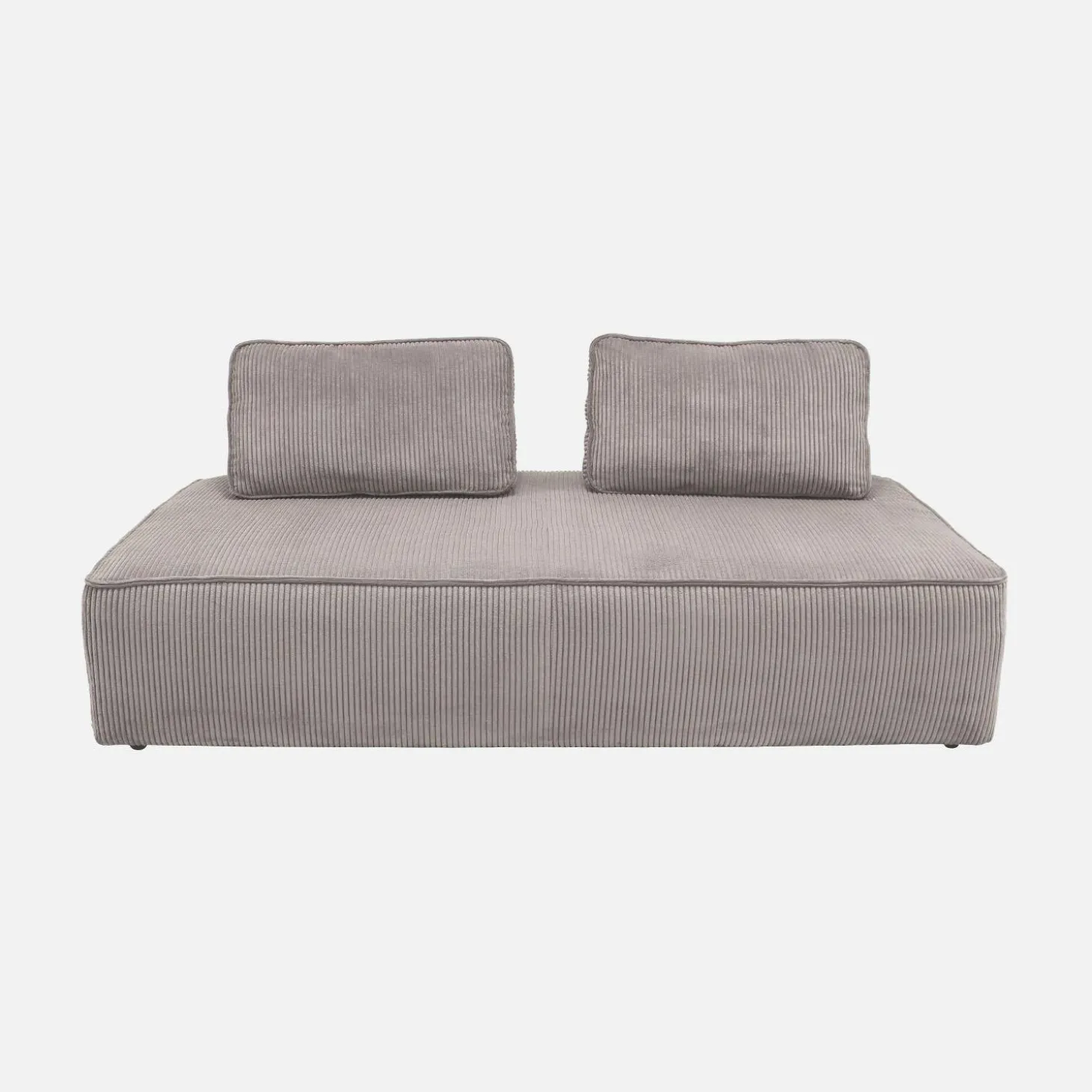 Fauteuil in corduroy 2 zitplaatsen
