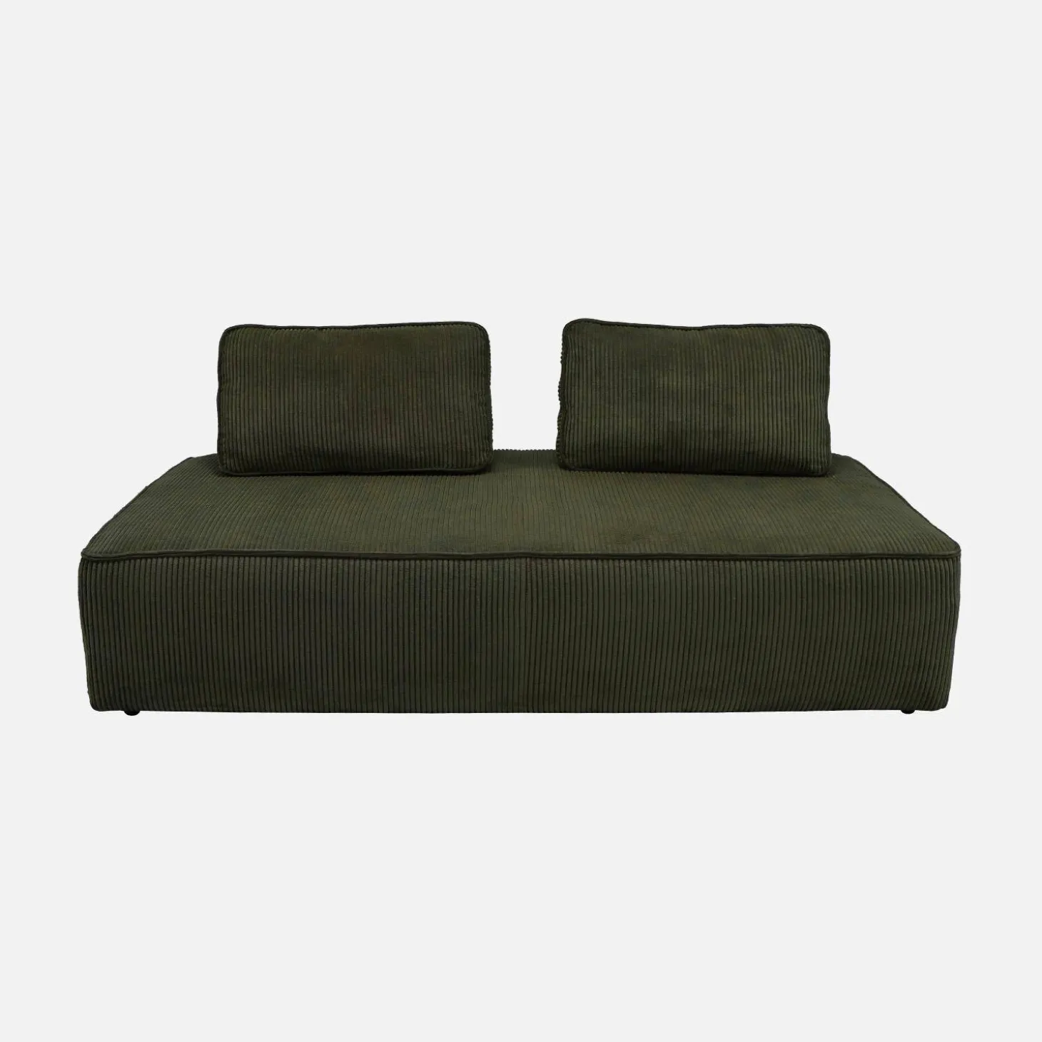 Fauteuil in corduroy 2 zitplaatsen