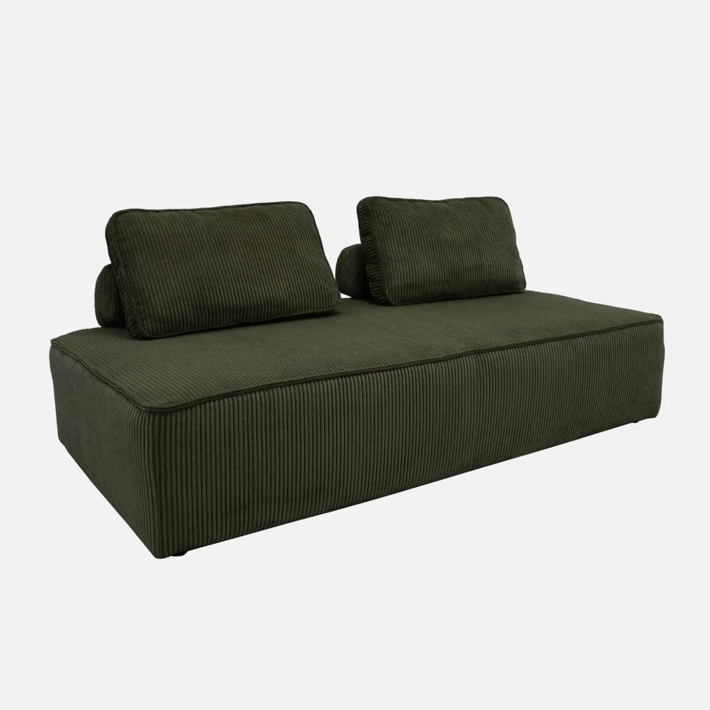 Fauteuil in corduroy 2 zitplaatsen