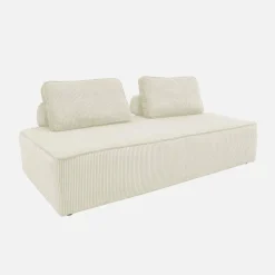 Fauteuil in corduroy 2 zitplaatsen